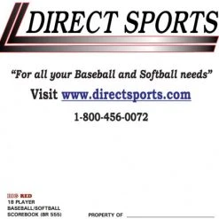 Big Red Publications Big Red Scorebook - League 18 Player Accessories