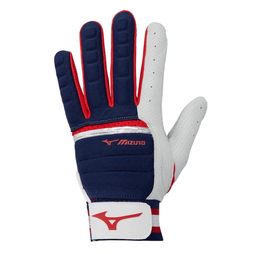 Mizuno B-130 Adult Baseball Batting Glove: 330395 6 Mizuno B-130 Adult Baseball Batting Glove: 330395