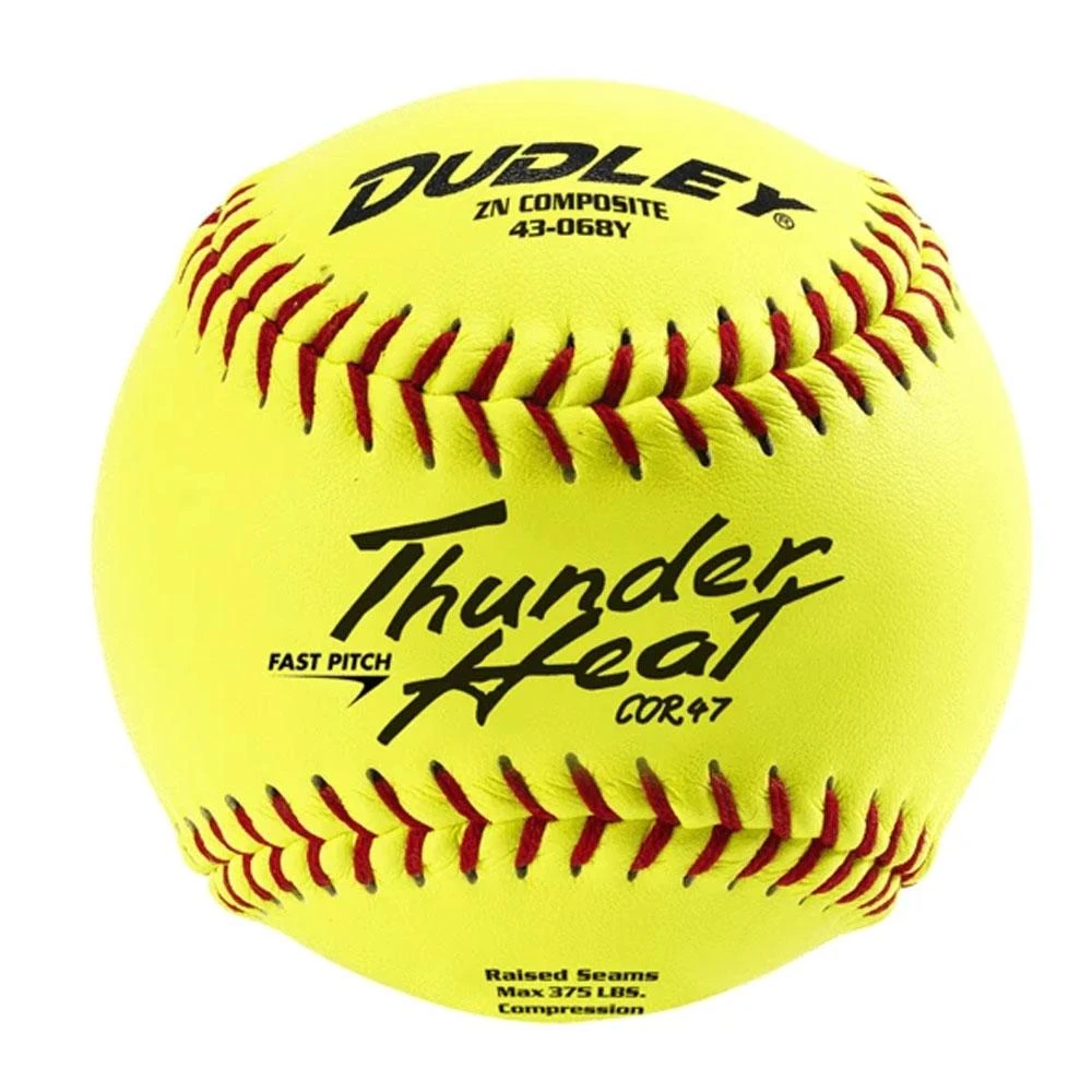 Dudley 12 Inch ZN Fastpitch Practice Softballs .47-375 No Logo - One Dozen: : 43068Y 3 Dudley 12 Inch ZN Fastpitch Practice Softballs .47-375 No Logo - One Dozen: : 43068Y