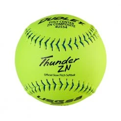 Dudley Thunder ZN12 Slowpitch Softball 12” USSSA PRO M – One Dozen: 4U554