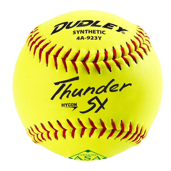 Slowpitch Softballs Dudley SY Series Synthetic ASA (USA) 11 Inch Slowpitch Softball - One Dozen: 4A923Y 3 Slowpitch Softballs Dudley SY Series Synthetic ASA (USA) 11 Inch Slowpitch Softball - One Dozen: 4A923Y
