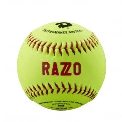 Slowpitch Softballs DeMarini Razzo 11” ASA Synthetic Slowpitch Softball 44-375 - One Order: WTDRZOS11AB