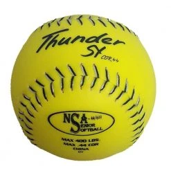 Dudley Thunder SY Series Senior Slowpitch Softball - One Dozen : 4E908Y Slowpitch Softballs