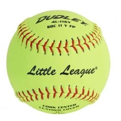 Dudley Leather Little League 11" .47- 375 Fastpitch Softball - One Dozen: 4L116Y Fastpitch Softballs