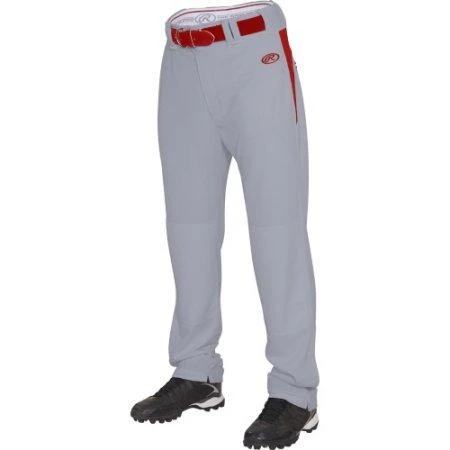 Rawlings Adult Semi-Relaxed V-Notch Plated Baseball Pants: BPVP2 4 Rawlings Adult Semi-Relaxed V-Notch Plated Baseball Pants: BPVP2