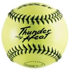 Dudley Thunder Heat NSA Fastpitch 12 Inch Synthetic - One Dozen: 4E907Y Fastpitch Softballs