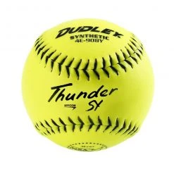 Dudley Thunder SY Series Senior Slowpitch Softball - One Dozen : 4E908Y Slowpitch Softballs