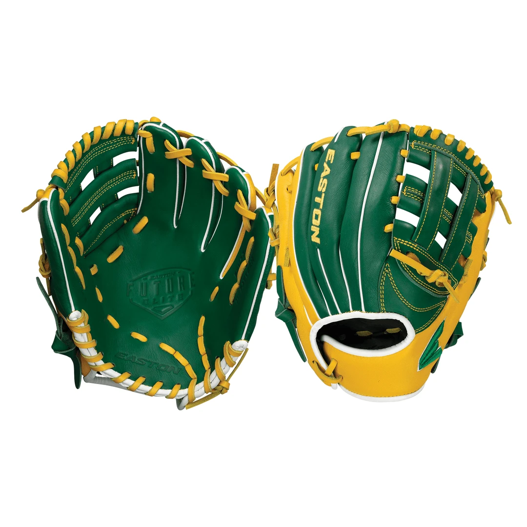 2021 Easton Future 11 " Elite Series Baseball Glove Green/Yellow: FE1100 3 2021 Easton Future 11 " Elite Series Baseball Glove Green/Yellow: FE1100