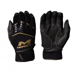 Miken Adult Softball Batting Gloves: MBGGLD