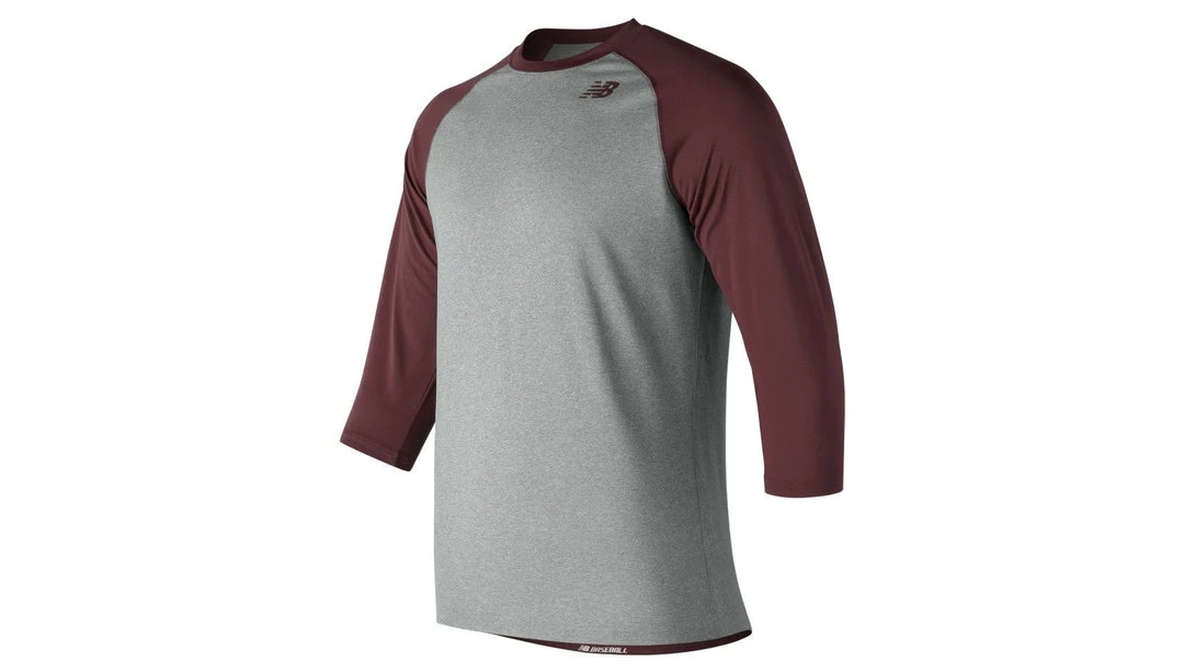 New Balance 3/4 Baseball Raglan Top: TMMT601 Shirts 5 New Balance 3/4 Baseball Raglan Top: TMMT601 Shirts