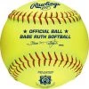 Rawlings Babe Ruth Official 12 Inch Softballs ,Poly-X Core Center - One Dozen: PX2RYLBR