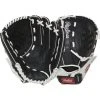Rawlings Shut Out Fastpitch Softball Glove 12.5": RSO125BW