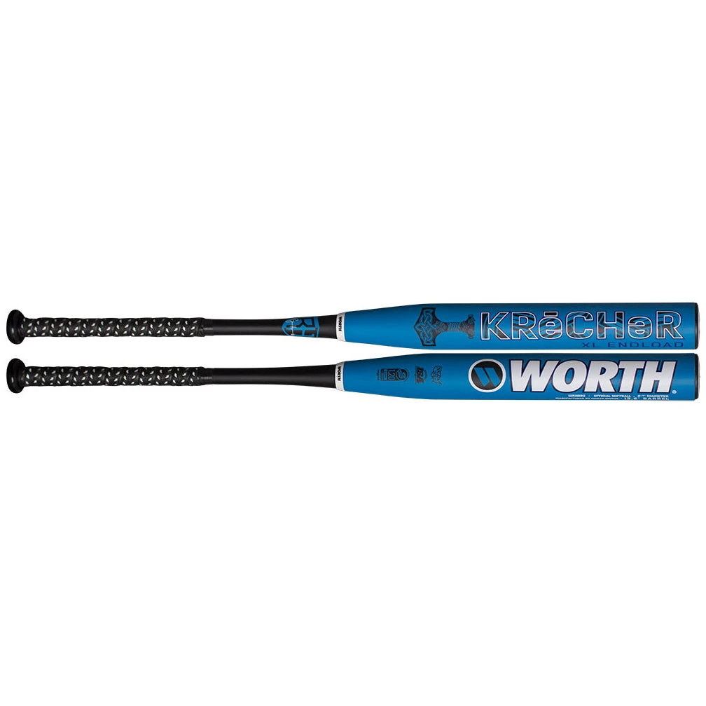 2022 Worth Krecher XL USSSA End-Loaded 13.5” Slowpitch Softball Bat: WRH22U Slowpitch Softball Bats 3 2022 Worth Krecher XL USSSA End-Loaded 13.5” Slowpitch Softball Bat: WRH22U Slowpitch Softball Bats