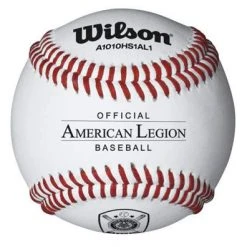 Wilson Sporting Goods Wilson A1010 HS1 SST American Legion Stamp Baseballs (Dozen): A1010BHS1AL1