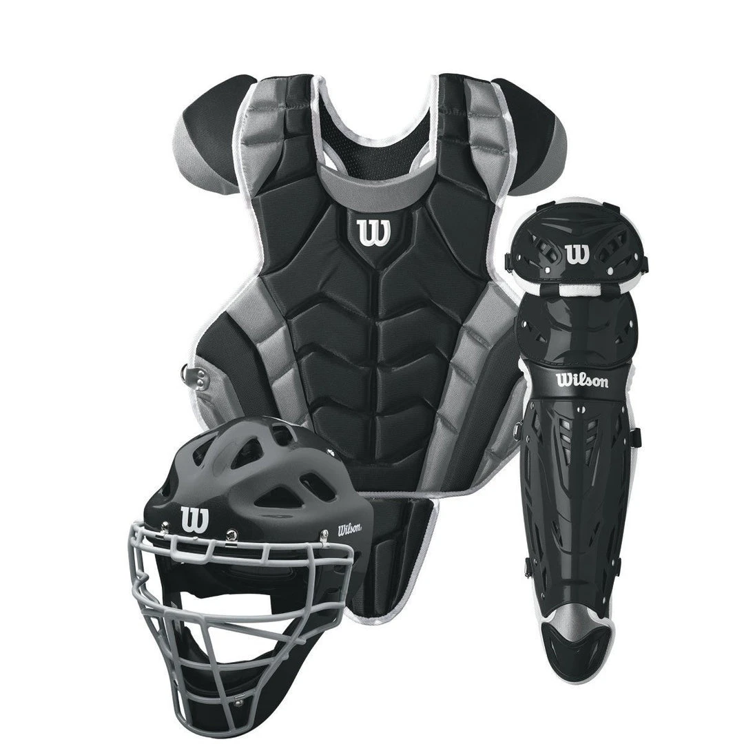 Wilson Sporting Goods Wilson C1K™ Intermediate Catcher’s Gear Set (NOCSAE Approved): WTA4604 6 Wilson Sporting Goods Wilson C1K™ Intermediate Catcher’s Gear Set (NOCSAE Approved): WTA4604