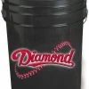 Diamond Baseball Bucket Combo With-3 Dozen DBP Practice Baseballs
