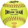 Fastpitch Softballs Rawlings Dream Seam Fastpitch Softball 12" ASA-NFHS - One Dozen C12RYLAH 1 Fastpitch Softballs Rawlings Dream Seam Fastpitch Softball 12" ASA-NFHS - One Dozen C12RYLAH