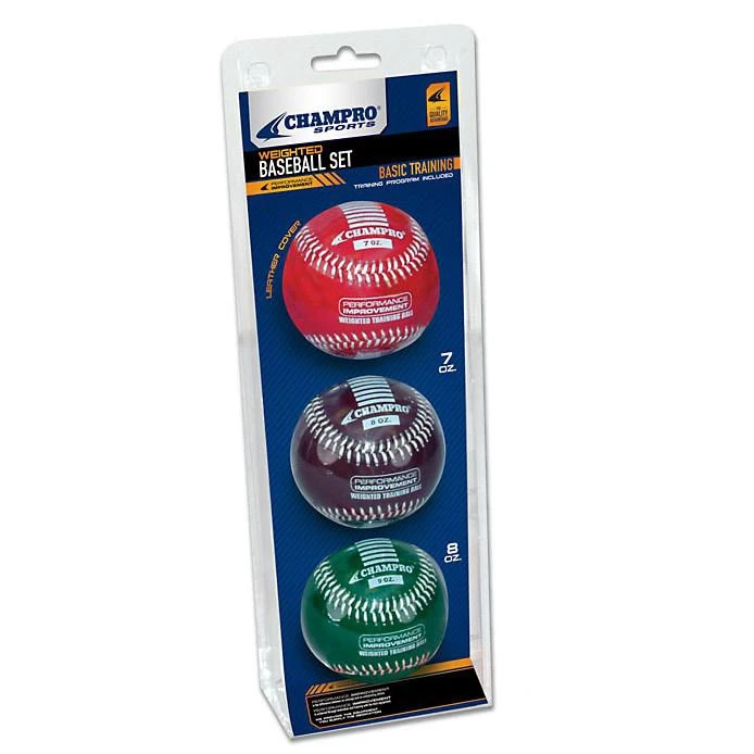 Champro Weighted Training Baseballs: CBB7BS 3 Champro Weighted Training Baseballs: CBB7BS