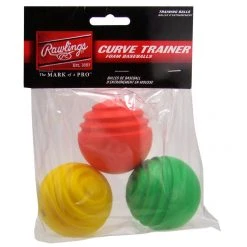 Rawlings Curve Trainer Balls 3 Pack Speciality Balls
