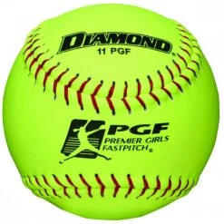 Diamond Official PGF 11 Inch Softball - One Dozen: 11PGF Fastpitch Softballs