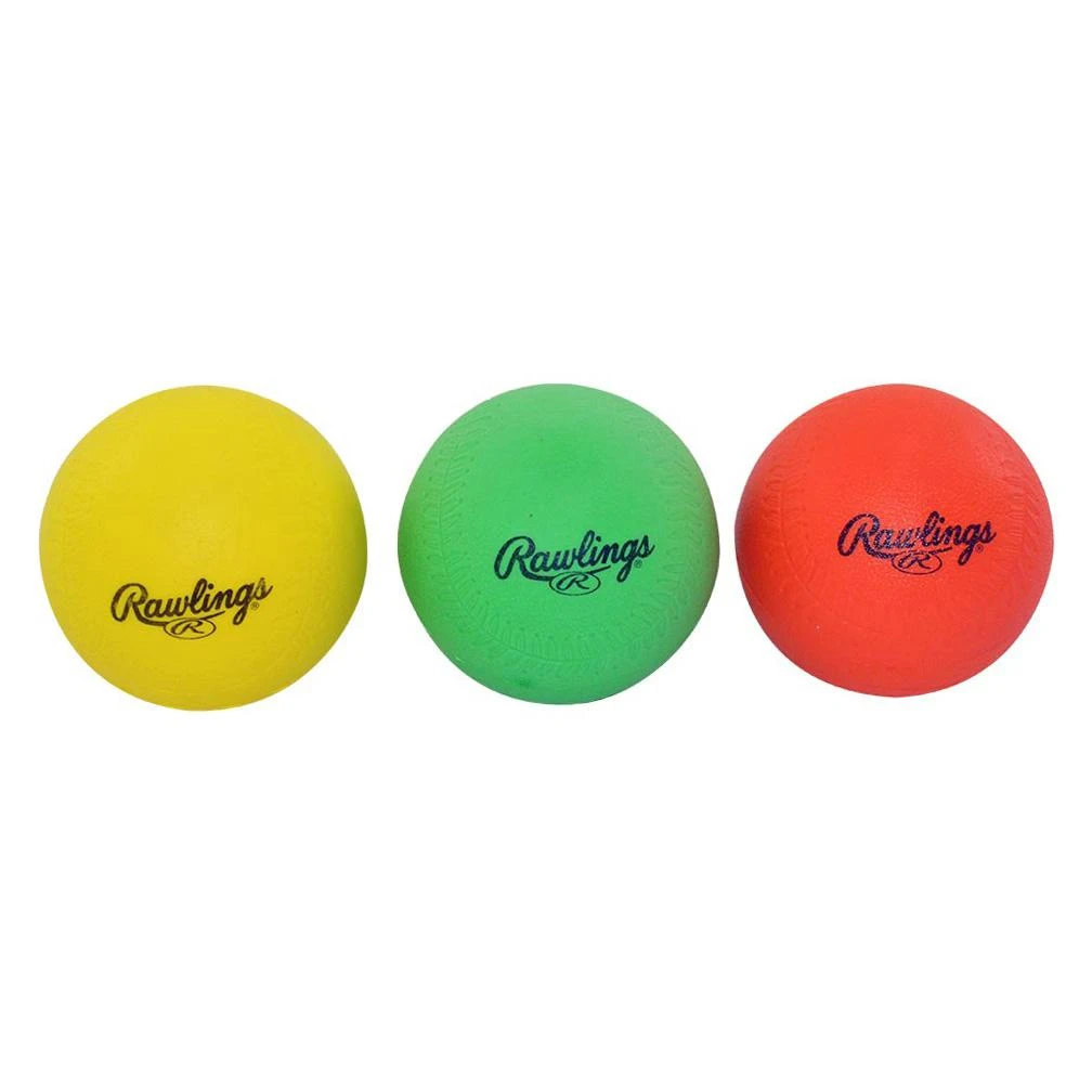 Rawlings Hit Trainer Foam Balls (3pk) Speciality Balls 3 Rawlings Hit Trainer Foam Balls (3pk) Speciality Balls