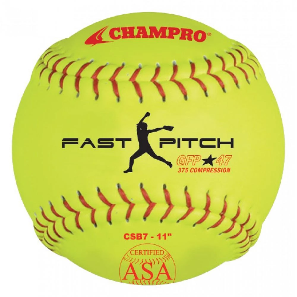 Champro ASA 11 Inch Fastpitch Softball - One Dozen: CSB7 Fastpitch Softballs 3 Champro ASA 11 Inch Fastpitch Softball - One Dozen: CSB7 Fastpitch Softballs
