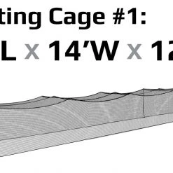 JUGS #1 Cage Twisted Knotted Polyethylene #27 Net 70 X 14 X 12: N1110