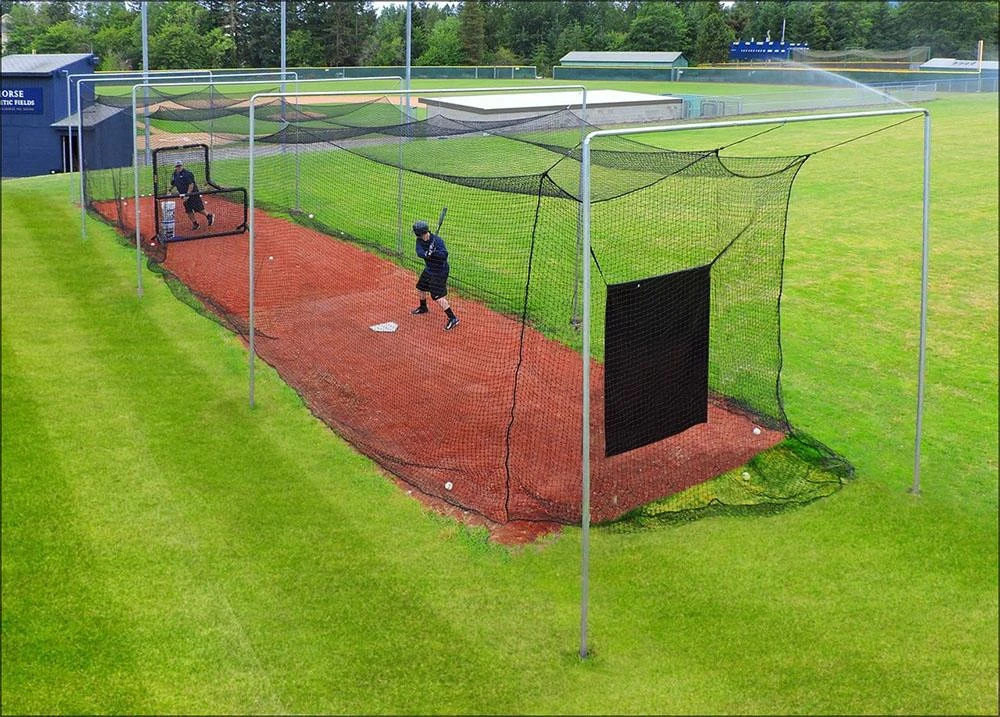 JUGS #2 Cage Twisted Knotted Polyethylene #27 Net 55 X 14 X 12: N2110 Batting Cages 3 JUGS #2 Cage Twisted Knotted Polyethylene #27 Net 55 X 14 X 12: N2110 Batting Cages