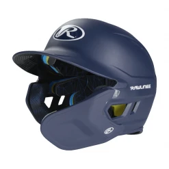Rawlings Mach Adjust Senior Matte Baseball Batting Helmet With Adjustable Face Guard: MA07S