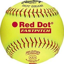 Fastpitch Softballs Rawlings Red Dot Fastpitch ASA & NFHS Softball - One Dozen: PX2RYLAH