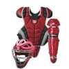 Wilson Sporting Goods Wilson C1K™ Intermediate Catcher’s Gear Set (NOCSAE Approved): WTA4604 2 Wilson Sporting Goods Wilson C1K™ Intermediate Catcher’s Gear Set (NOCSAE Approved): WTA4604