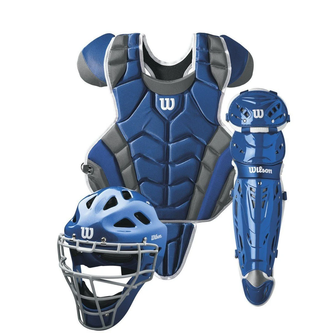Wilson Sporting Goods Wilson C1K™ Intermediate Catcher’s Gear Set (NOCSAE Approved): WTA4604 4 Wilson Sporting Goods Wilson C1K™ Intermediate Catcher’s Gear Set (NOCSAE Approved): WTA4604