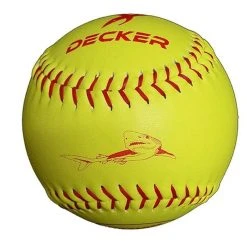 Decker Red Big Shark 12 Inch Slowpitch Softball 52 300 - One Dozen: D12ASAB52 Slowpitch Softballs