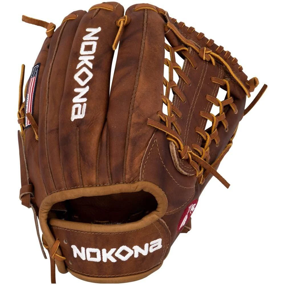 Nokona W-1150M Walnut Series 11.5 Inch Baseball Glove: W-1150M Baseball Gloves 4 Nokona W-1150M Walnut Series 11.5 Inch Baseball Glove: W-1150M Baseball Gloves