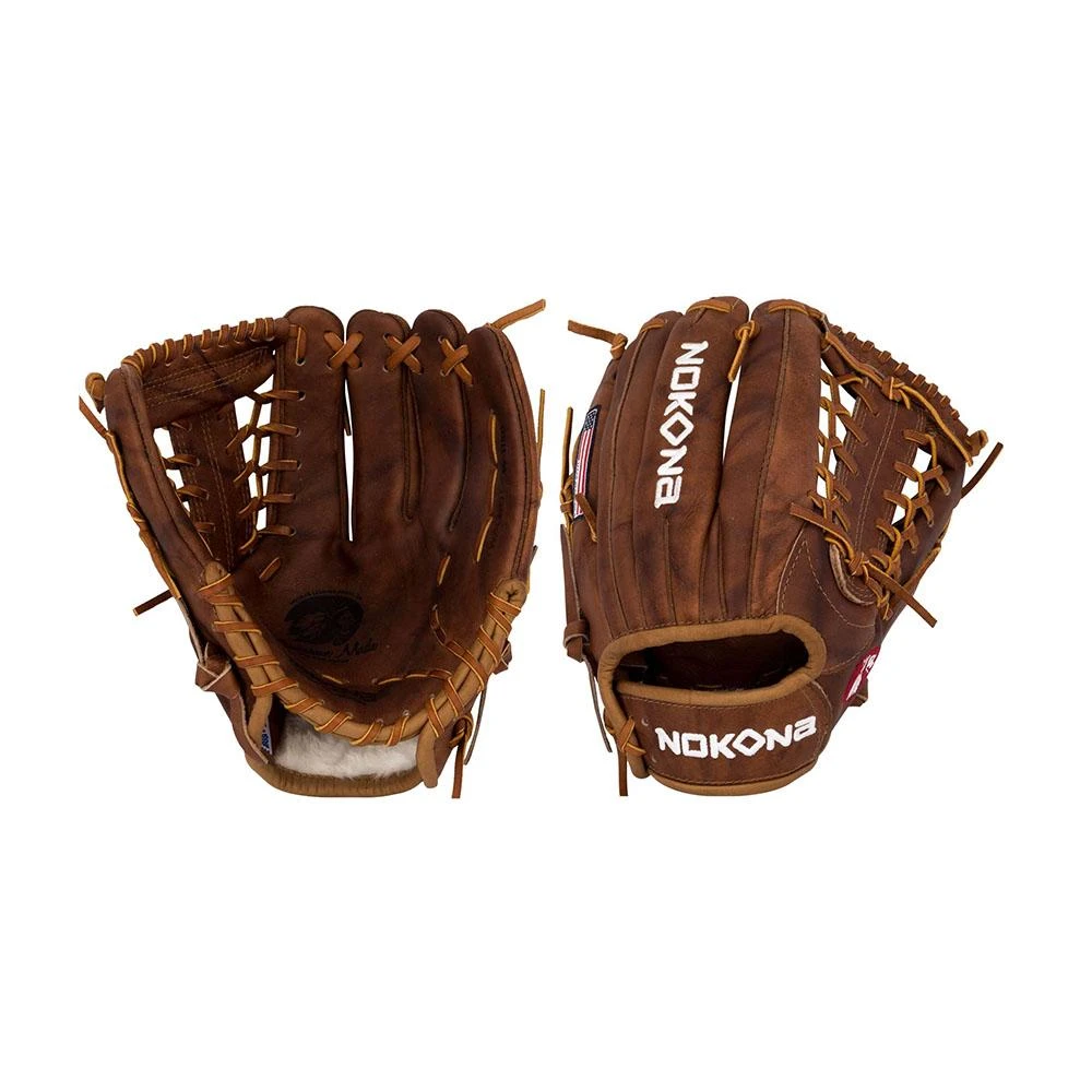 Nokona W-1150M Walnut Series 11.5 Inch Baseball Glove: W-1150M Baseball Gloves 3 Nokona W-1150M Walnut Series 11.5 Inch Baseball Glove: W-1150M Baseball Gloves