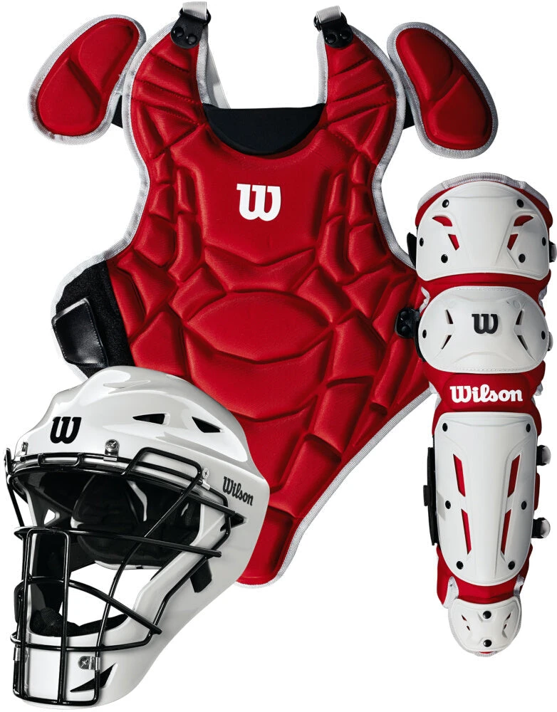 Wilson Sporting Goods Wilson EZ Gear 2.0 Youth Baseball Catcher’s Set Size S/M: WB572020 Catcher's Sets 4 Wilson Sporting Goods Wilson EZ Gear 2.0 Youth Baseball Catcher’s Set Size S/M: WB572020 Catcher's Sets